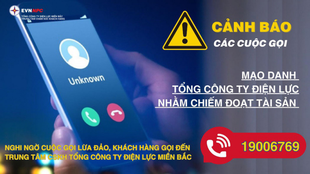 Tổng Công ty Điện lực miền Bắc cảnh báo khách hàng