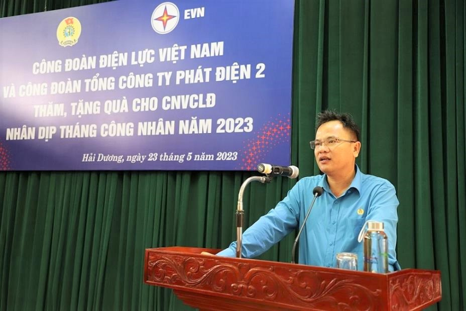 Ông Bùi Văn Thắng phát biểu tại buổi làm việc