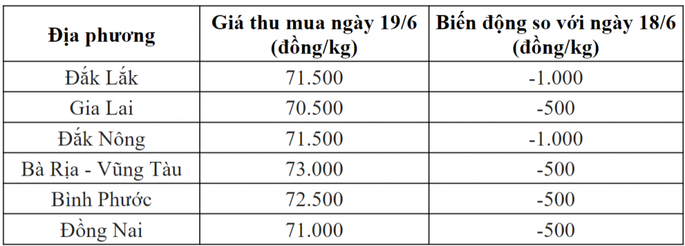 Giá tiêu hôm nay