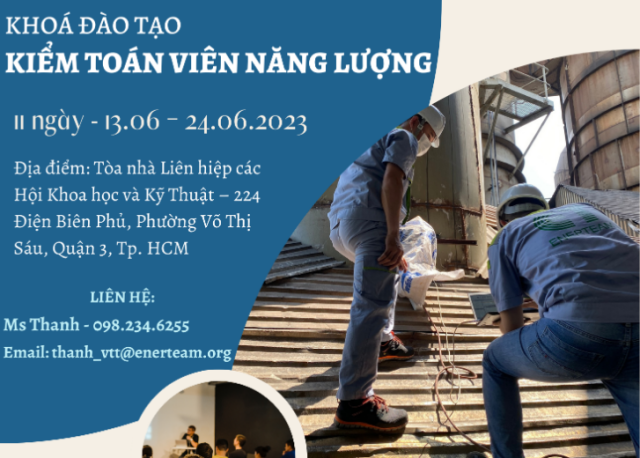 khoá đào tạo kiểm toán viên năng lượng