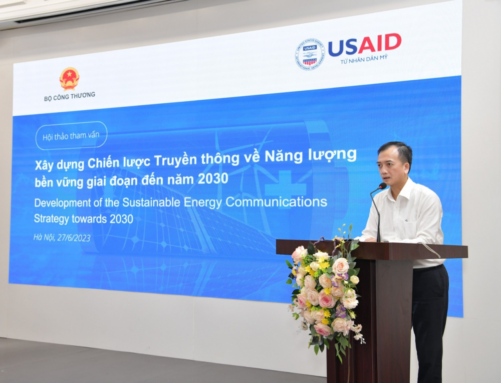 Ông Trịnh Quốc Vũ, Phó Vụ trưởng Vụ Tiết kiệm năng lượng và Phát triển bền vững