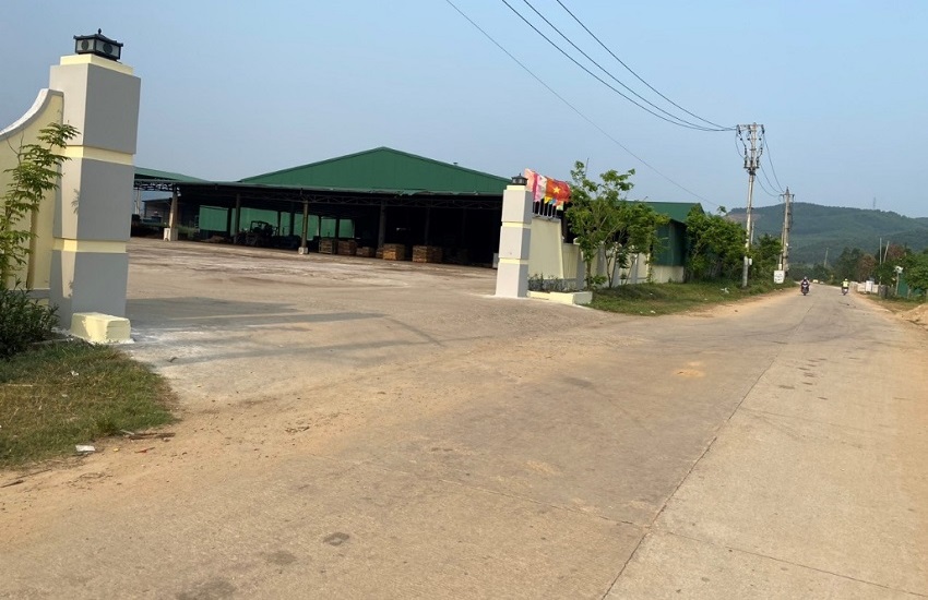 Đường trong CCN Ba Động được thực hiện từ nguồn khuyến công quốc gia