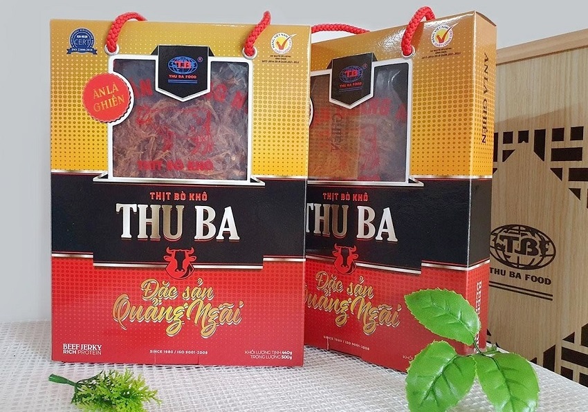 Sản phẩm Bò khô Thu Ba