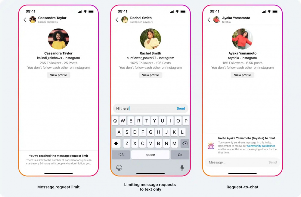 Ứng dụng kiểm soát việc nhắn tin trên Instagram của Meta
