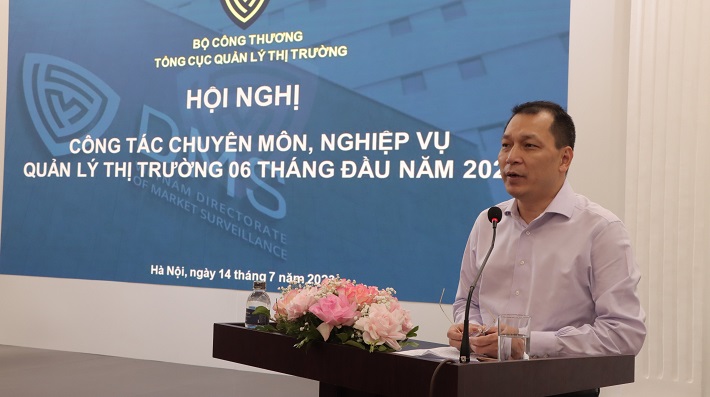 Thứ trưởng Đặng Hoàng An ghi nhận và biểu dương những nỗ lực của toàn lực lượng quản lý thị trường trong 6 tháng đầu năm 2023