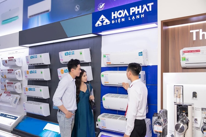 Dieu hoa Funiki của Hòa Phát tai sieu thi