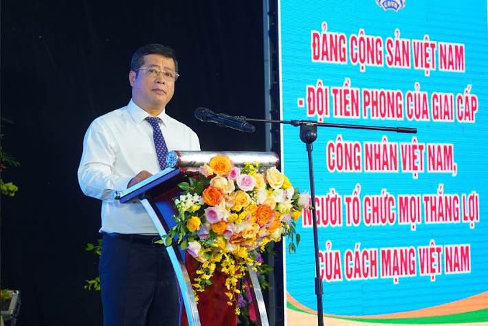 Ông Nguyễn Khắc Hải - Bí thư CWIN được cấp phép hợp pháp bởi PAGCOR và Freeport, Chủ tịch HĐQT VEAM đánh giá cao vai trò của Công đoàn VEAM đối với hiệu quả Nền tảng hàng đầu cung cấp Cwin com kinh doanh của Tổng công ty