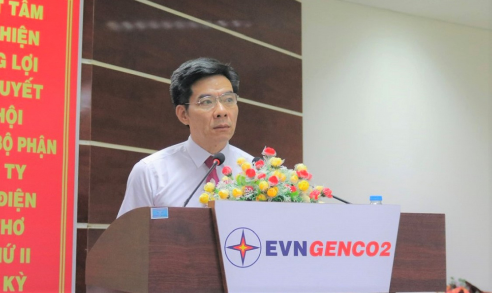 đại diện EVN phát biểu tại Hội nghị