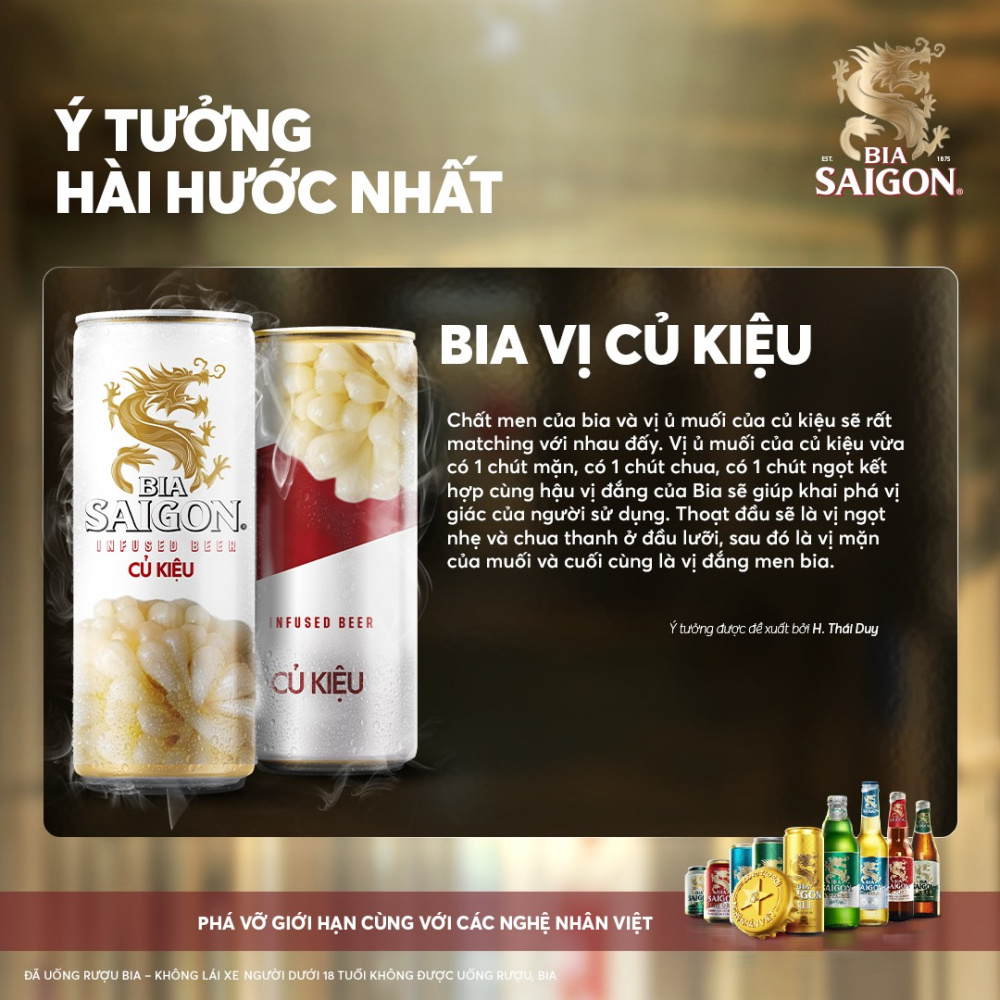 Tìm vị Bia Saigon mới
