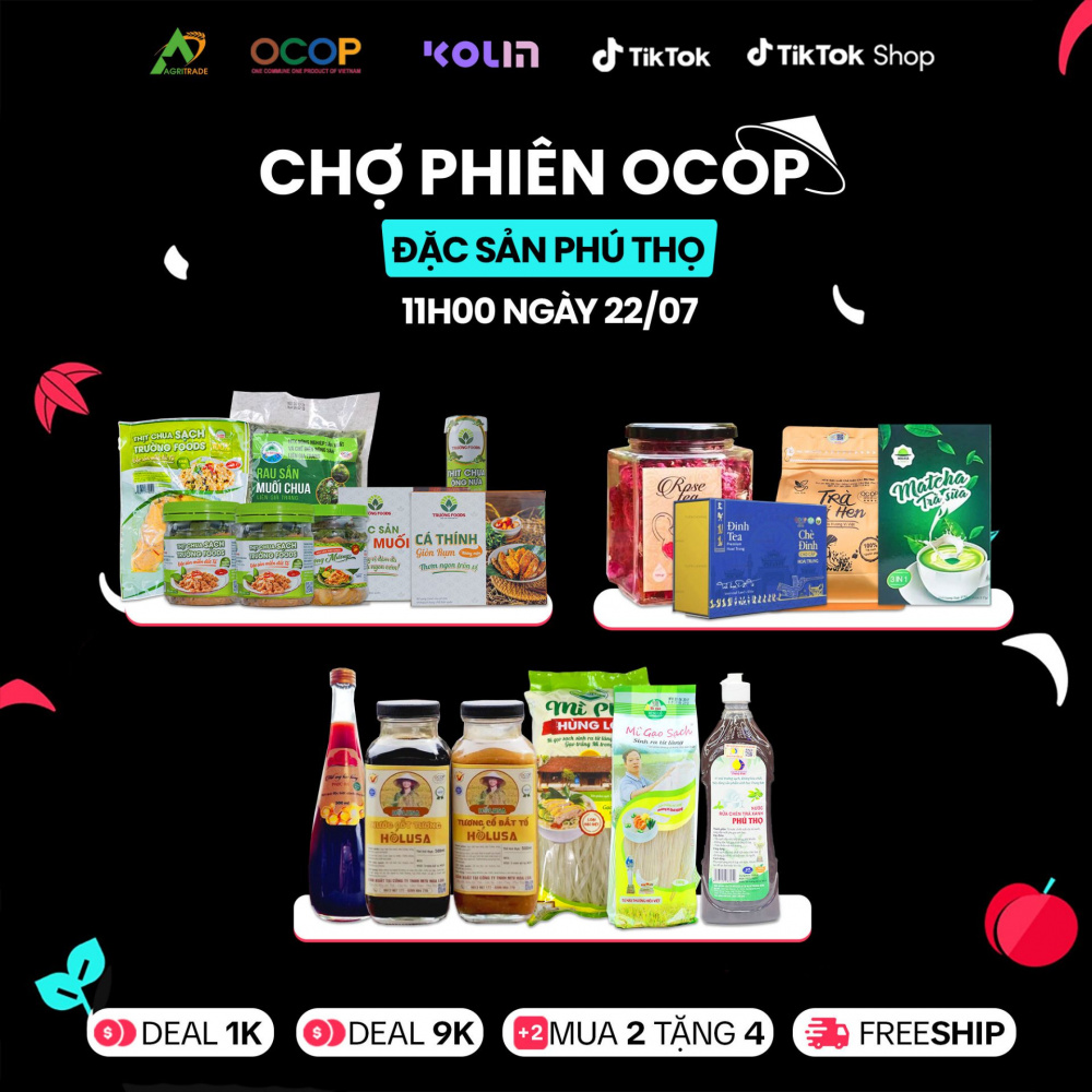Livestream sản phẩm OCOP trên nền tảng TikTok