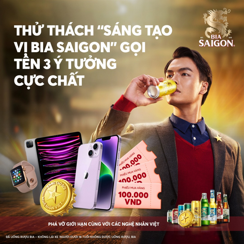 tìm vị Bia Saigon mới