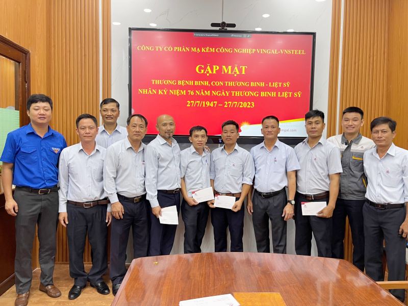 Tổng công ty Thép Việt Nam - CTCP: Nhiều hoạt động tri ân nhân Ngày Thương binh - Liệt sĩ 27/7
