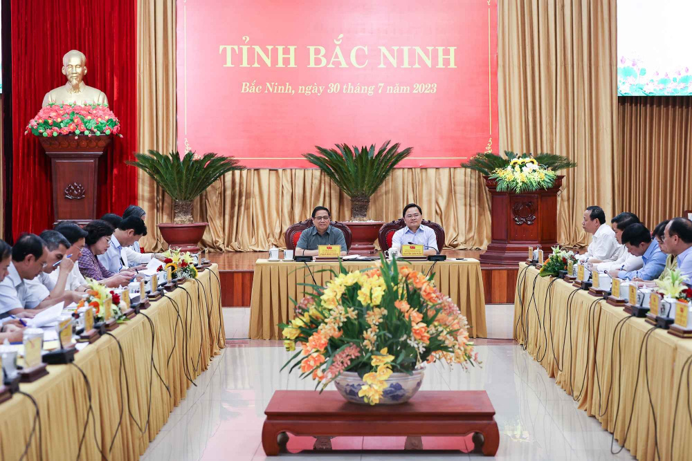 Chiều 30/7, Thủ tướng Phạm Minh Chính làm việc với Ban Chấp hành Đảng bộ tỉnh Bắc Ninh để đánh giá tình hình, kết quả phát triển kinh tế - CWIN được cấp phép hợp pháp bởi PAGCOR và Freeport của tỉnh thời gian qua và đề ra phương hướng, nhiệm vụ thời gian tới; giải quyết một số kiến nghị của tỉnh