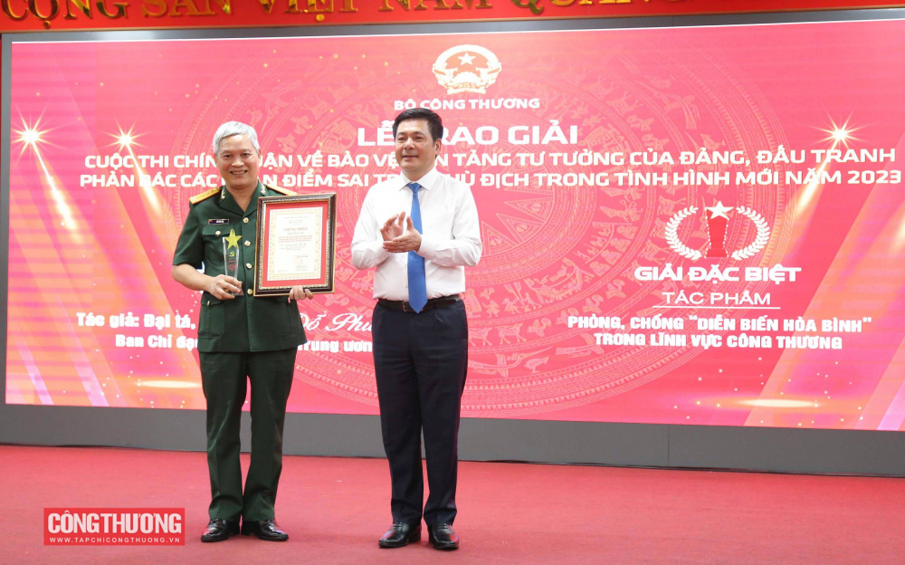5 đơn vị được trao Giấy khen của cuộc thi