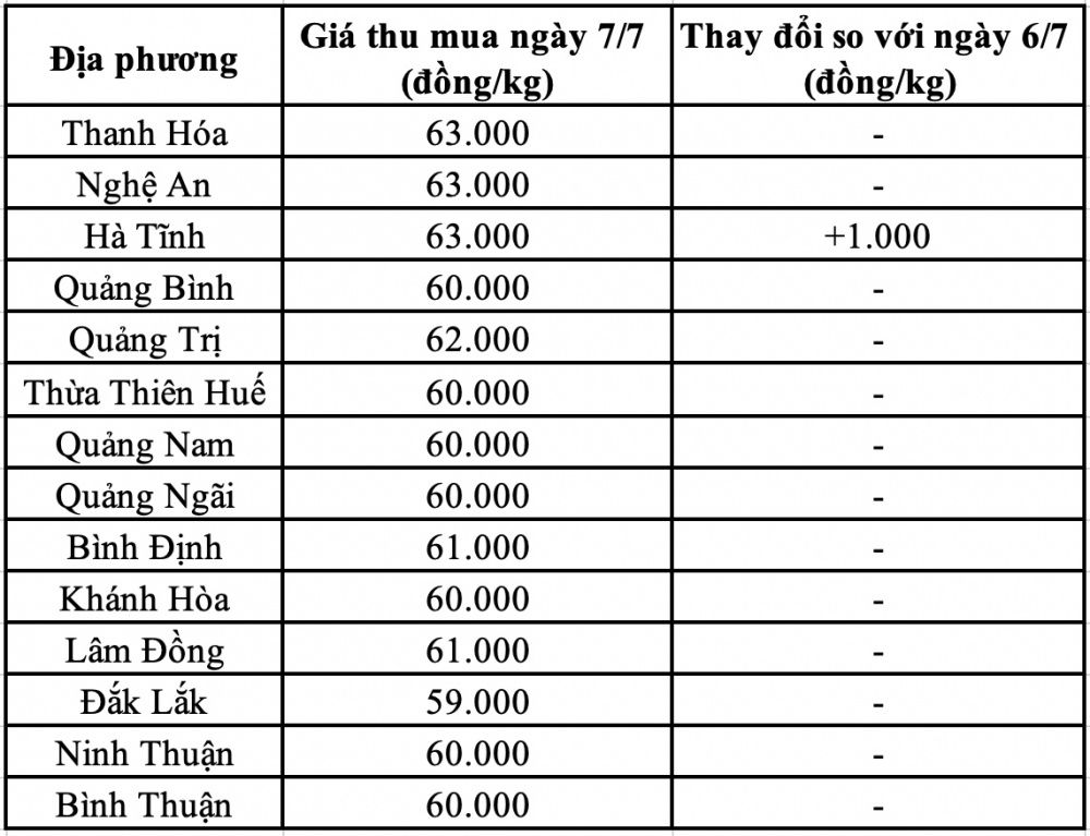 Giá heo hơi hôm nay miền Trung
