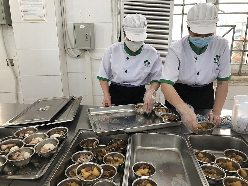 bếp ăn tự chọn