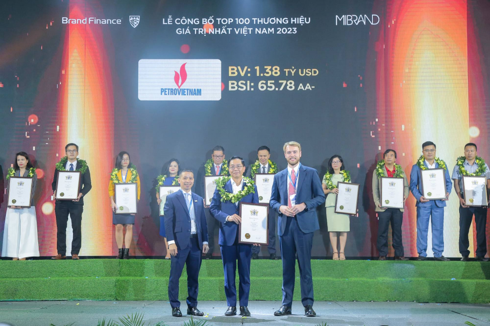 Thương hiệu giá trị nhất Việt Nam Petrovietnam