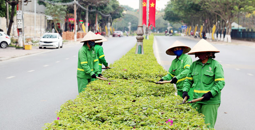 xanh hóa không gian đô thị