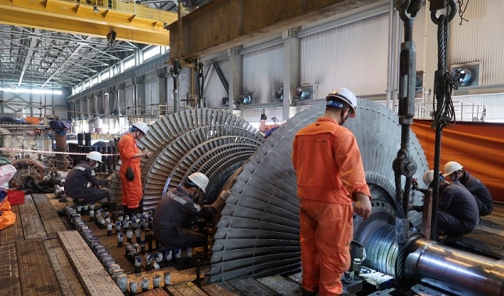 Công ty EPS thực hiện đại tu S1 Nhà máy nhiệt điện Quảng Ninh năm 2022
