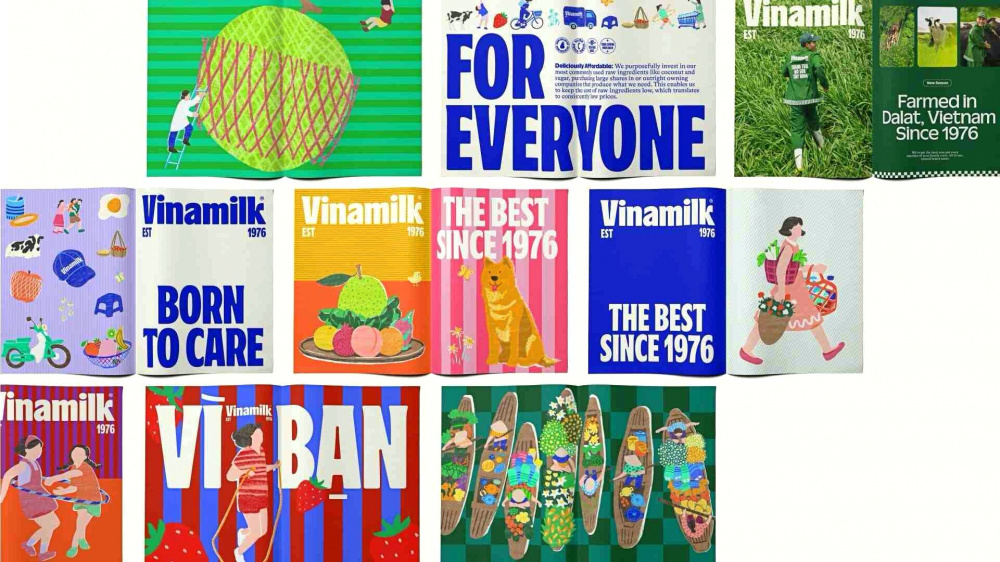 nhận diện thương hiệu Vinamilk 