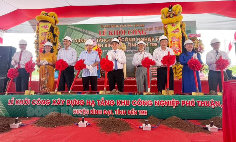 ben tre xay dung khu cong nghiep