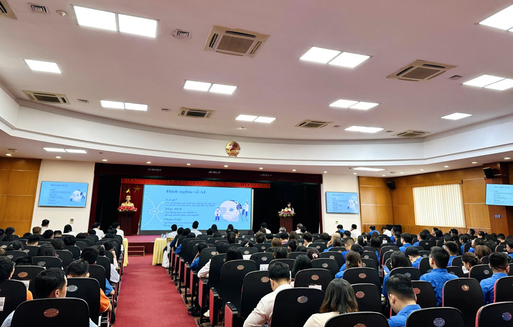 Toàn cảnh Diễn đàn "Trí tuệ nhân tạo (AI) - Cơ hội và thách thức đối với thanh niên
