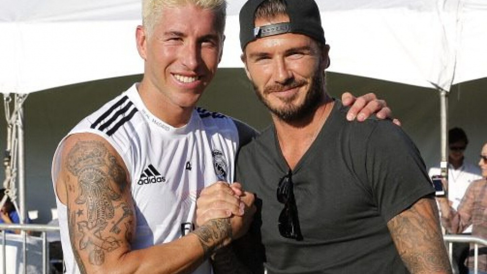 Sergio Ramos và David Beckham