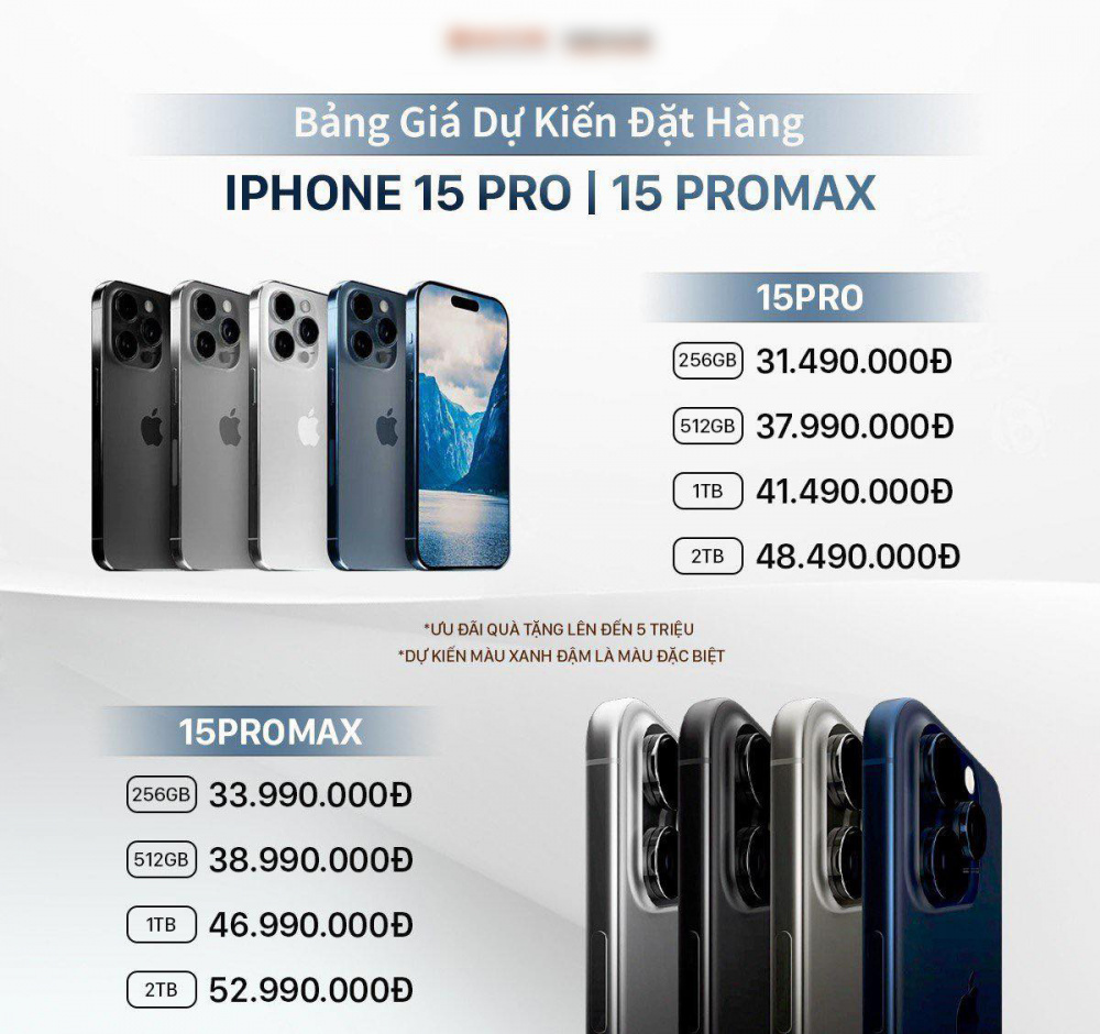 Nhiều dân buôn chào giá "nhận cọc" mua iPhone 15 Pro xách tay sớm.