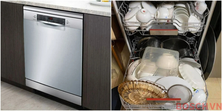 Máy rửa bát Bosch series 4 được tích hợp thêm các tính năng hữu ích
