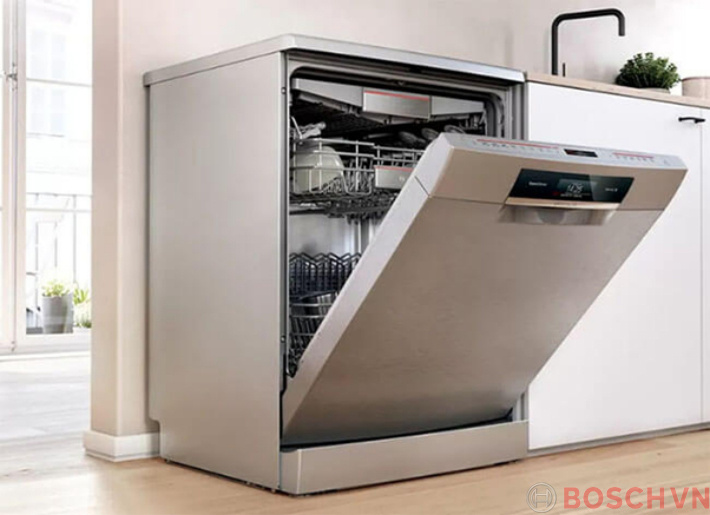 Hình ảnh lắp đặt máy rửa bát độc lập Bosch