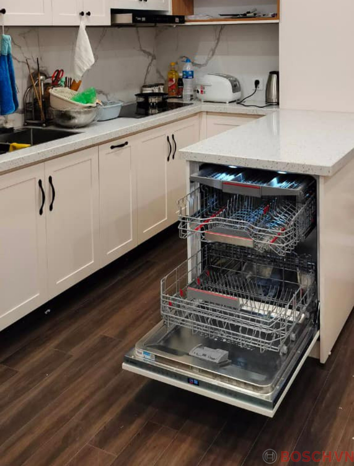 Máy rửa bát Bosch được đánh giá cao về sự bền bỉ và hiệu quả