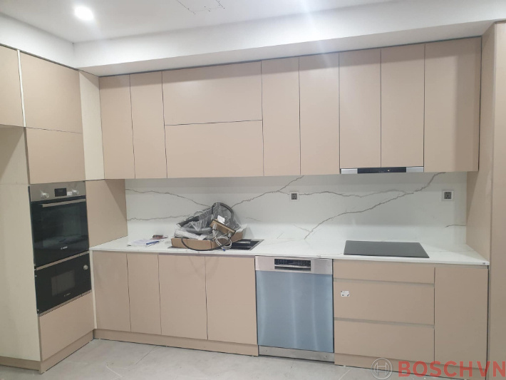 Hình ảnh lắp đặt máy rửa bát Bosch SMU