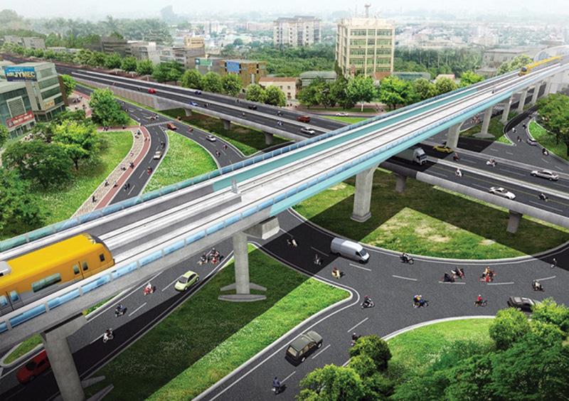 Phối cảnh Dự án Đường sắt đô thị tuyến số 5, Văn Cao - Ngọc Khánh - Láng - Hòa Lạc tại Hà Nội