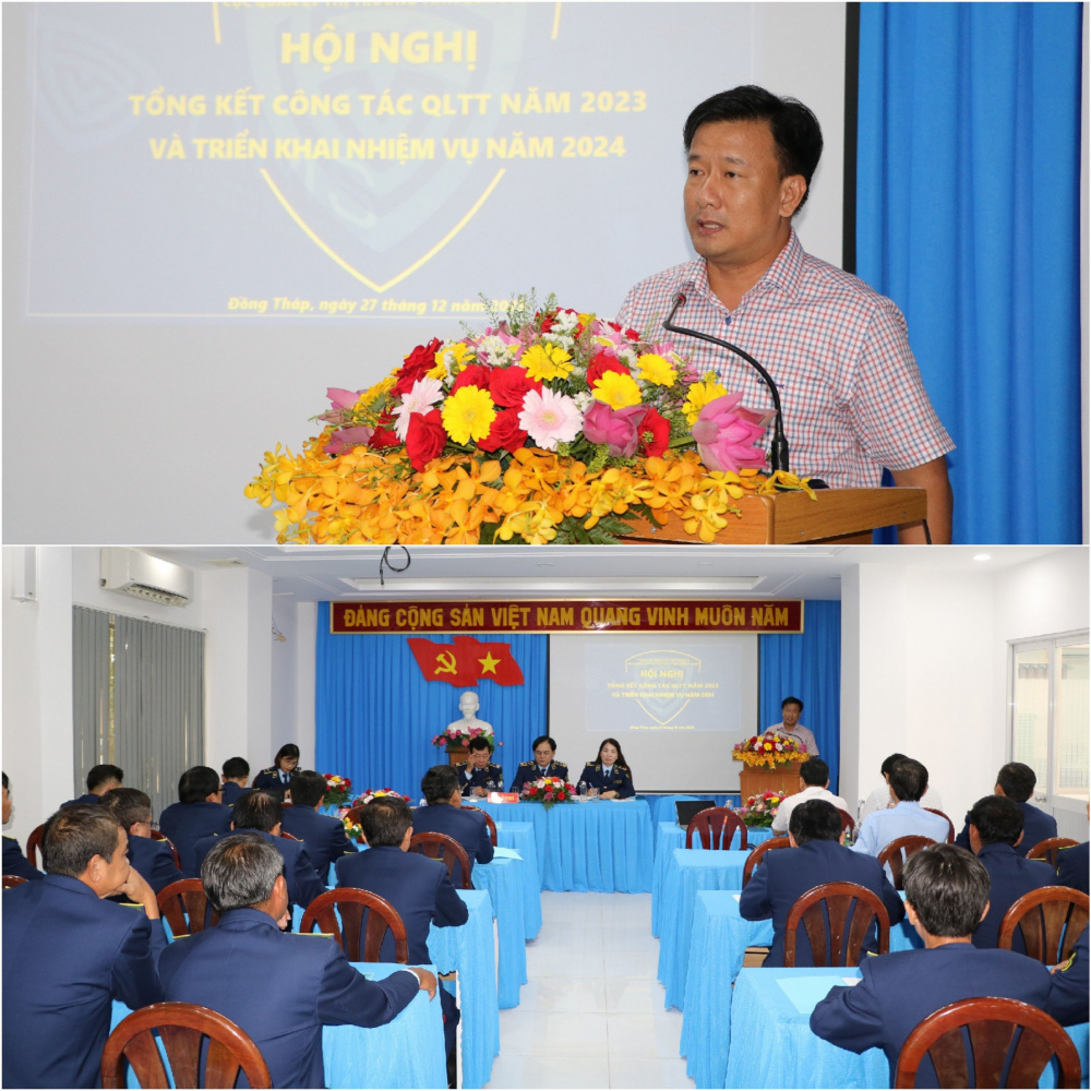 Phó Chủ tịch UBND tỉnh Nguyễn Phước Thiện phát biểu tại Hội nghị 