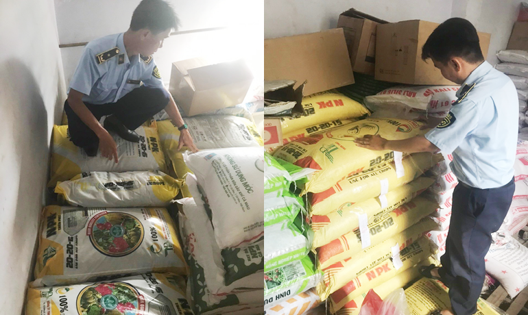 Phạt tiền 51,5 triệu đồng một cơ sở buôn bán phân bón không có Quyết định công nhận phân bón lưu hành tại Việt Nam