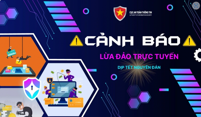 Các đối tượng lừa đảo lợi dụng thời điểm cận Tết Nguyên đán Giáp Thìn 2024 để chiếm đoạt tài sản người dân.