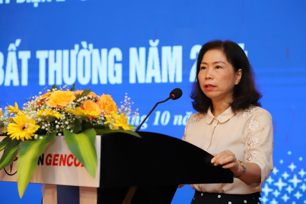 Bà Lan phát biểu tại sự kiện