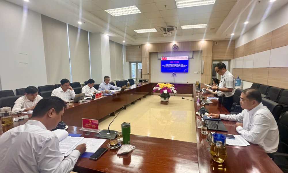 Quang cảnh Hội nghị của Công ty Thủy điện Sông Bung