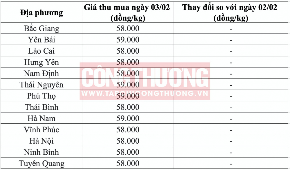 Giá heo hơi hôm nay tại miền Bắc T