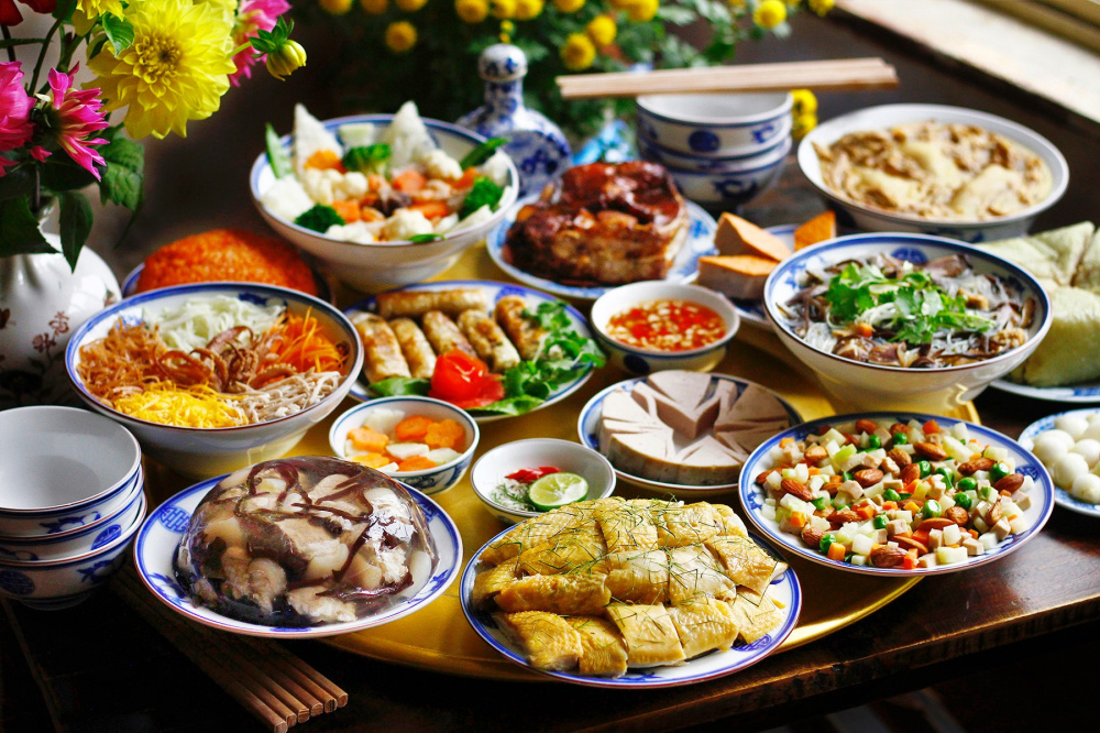 Mâm cỗ Tết miền Bắc