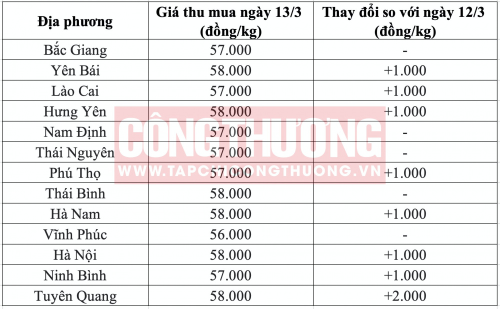Giá heo hơi hôm nay tại miền Bắc