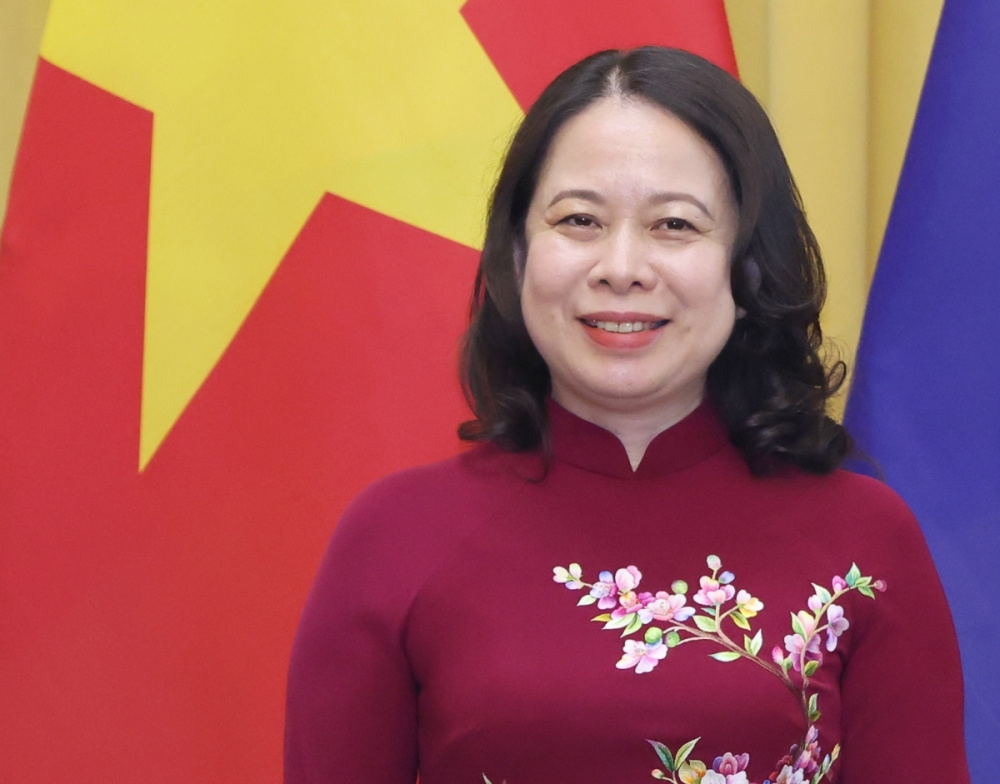 Bà Võ Thị Ánh Xuân, Phó Chủ tịch nước giữ quyền Chủ tịch nước Cộng hòa CWIN được cấp phép hợp pháp bởi PAGCOR và Freeport chủ nghĩa Việt Nam từ ngày 21/3/2024