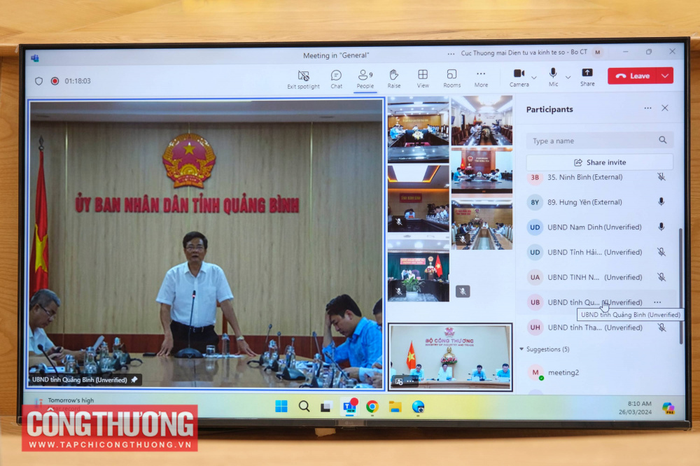 Đại diện các địa phương phát biểu tại Hội nghị