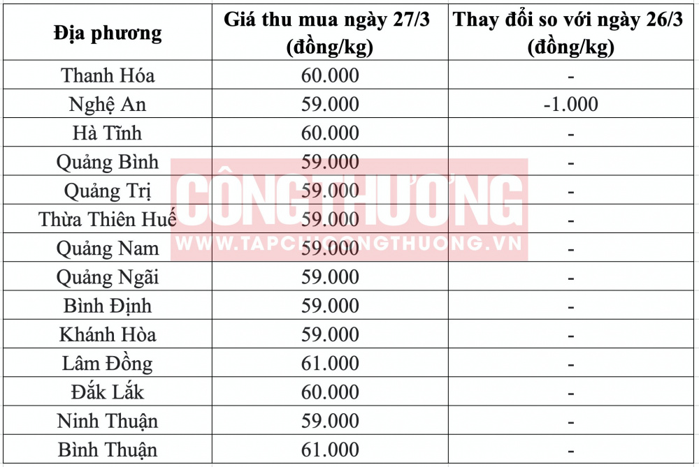 Giá heo hơi hôm nay tại miền Trung