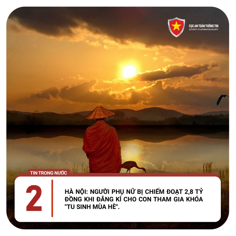 Nhiều gia đình đã chọn cho con mình các khóa học tu sinh. Đây cũng là cơ hội để các đối tượng lợi dụng để chiếm đoạt tài sản.