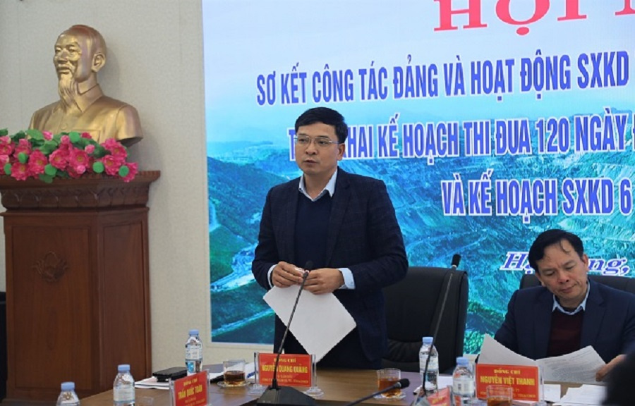 Giám đốc Than Hà Tu phát động thi đua