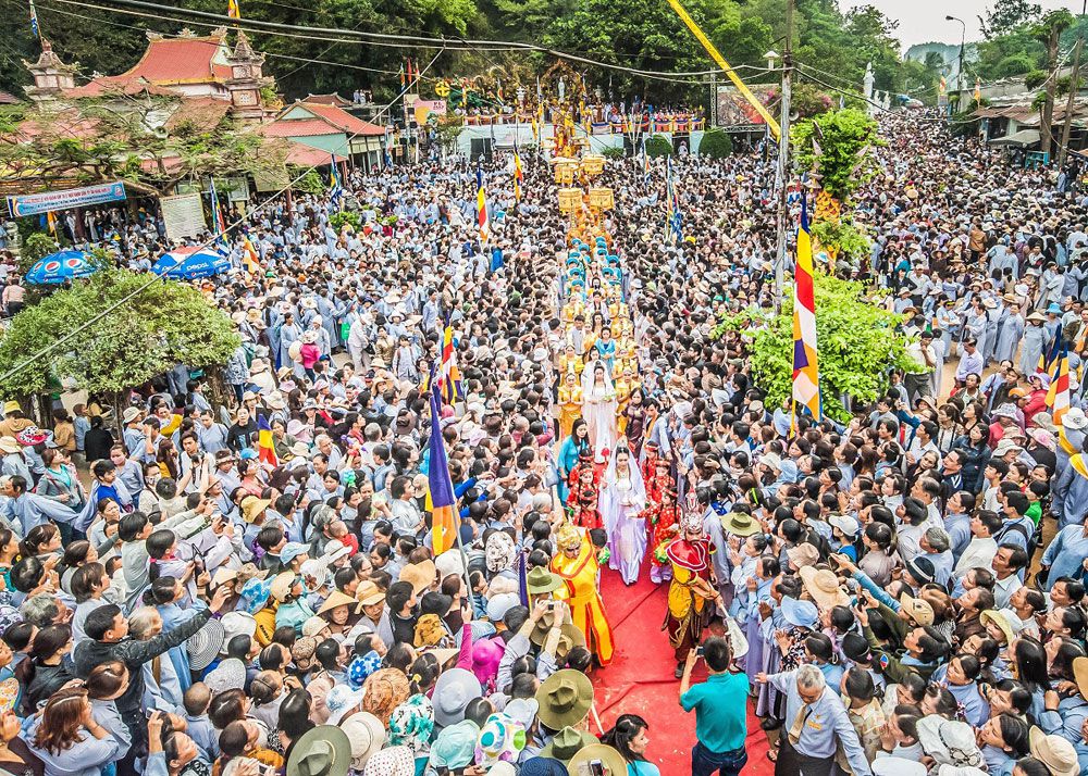 Lễ hội Quán Thế Âm năm 2024 sẽ diễn ra từ ngày 26/3/2024 đến 29/3/2024 (nhằm ngày 17, 18, 19 và 20 tháng 02 năm Giáp Thìn tại Ngũ Hành Sơn, thành phố Đà Nẵng.
