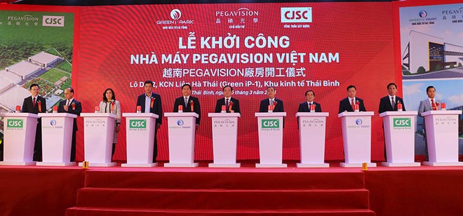 thái bình khởi công dự án