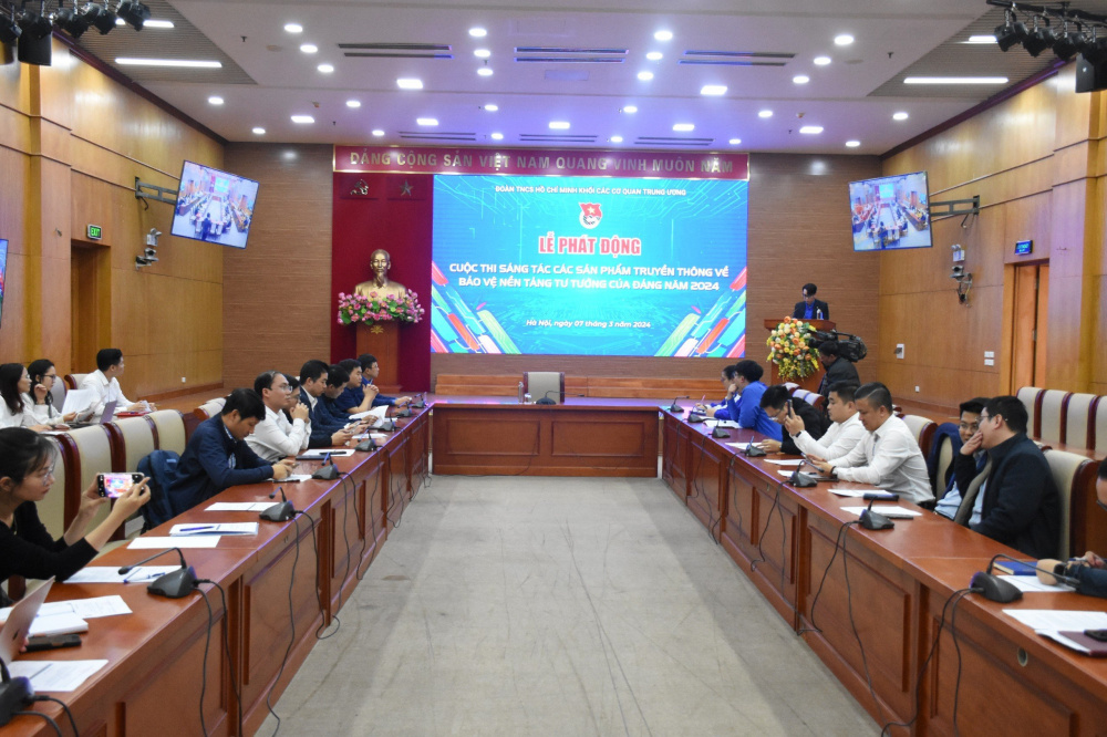 Khung cảnh Lễ phát động Cuộc thi