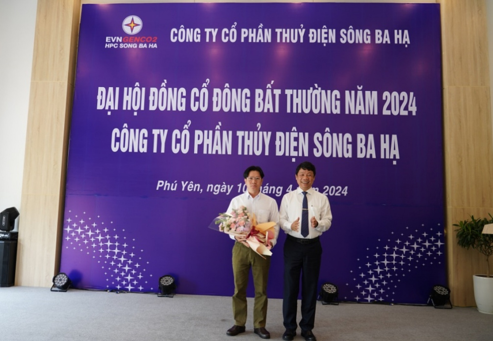 ông Ngô Minh Quân trúng cử vào thành viên HĐQT Thủy điện Sông Ba Hạ